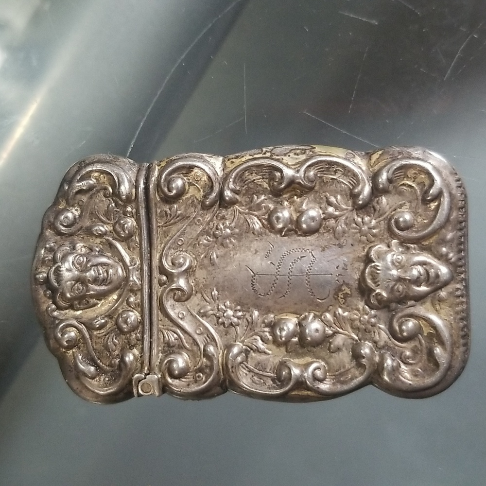 Antique Art Nouveau Match Safe